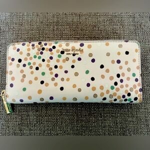 EUC Kate Spade Glitter Polka Dot Wallet
Multi Color